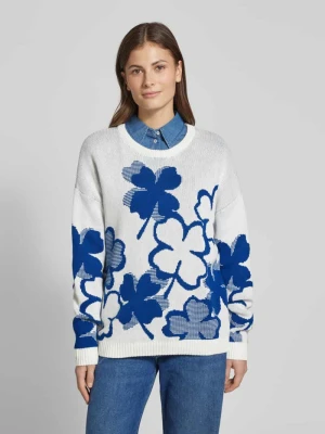 Sweter z dzianiny z okrągłym dekoltem model ‘OLESSYAA CLOVER’ ARMEDANGELS