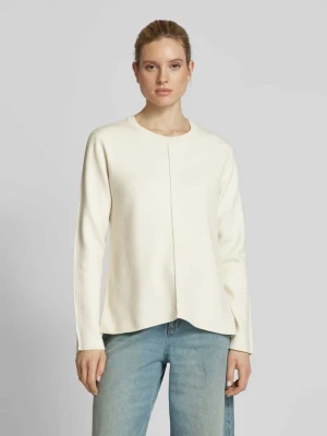 Sweter z dzianiny z okrągłym dekoltem model ‘Otari’ b.Young