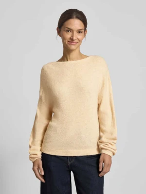 Sweter z dzianiny z okrągłym dekoltem model ‘Pemine’ Opus