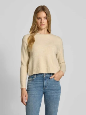 Sweter z dzianiny z okrągłym dekoltem model ‘PLAMEDI’ SUNCOO PARIS