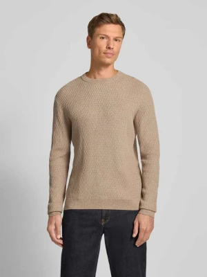 Sweter z dzianiny z okrągłym dekoltem model ‘REAGAN’ Jack & Jones Premium