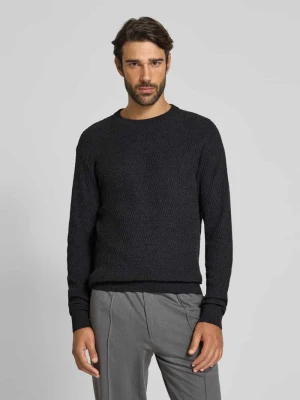 Sweter z dzianiny z okrągłym dekoltem model ‘REAGAN’ Jack & Jones Premium