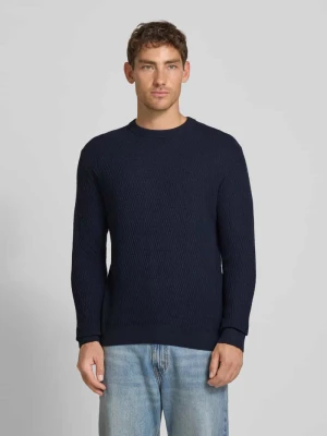 Sweter z dzianiny z okrągłym dekoltem model ‘REAGAN’ Jack & Jones Premium