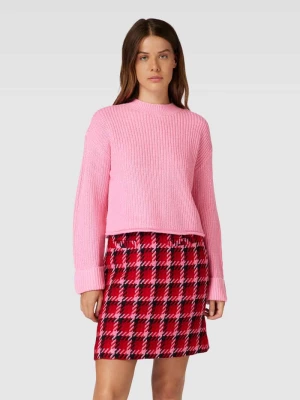 Sweter z dzianiny z okrągłym dekoltem model ‘SAYLA’ Vero Moda