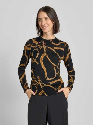Sweter z dzianiny z okrągłym dekoltem model ‘SHAVONNE’ Lauren Ralph Lauren