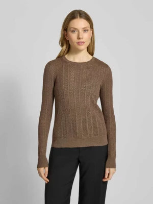 Sweter z dzianiny z okrągłym dekoltem model ‘SHAVONNE’ Lauren Ralph Lauren
