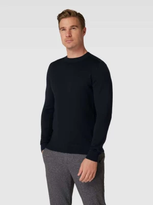Sweter z dzianiny z okrągłym dekoltem model ‘Simono’ JOOP! Collection