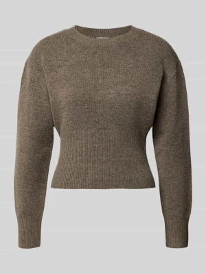 Sweter z dzianiny z okrągłym dekoltem Model 'SLOAN' Noisy May