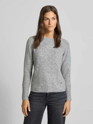 Sweter z dzianiny z okrągłym dekoltem model ‘Tammy’ MOS MOSH
