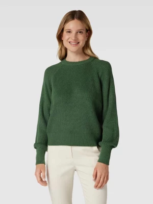 Sweter z dzianiny z okrągłym dekoltem model ‘tinka’ b.Young