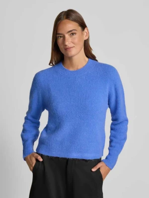 Sweter z dzianiny z okrągłym dekoltem Oui