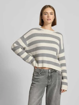 Sweter z dzianiny z okrągłym dekoltem Review