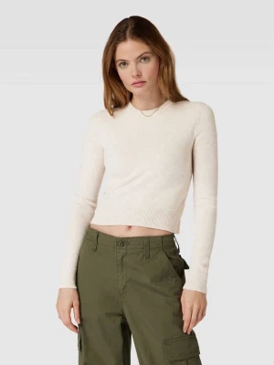 Sweter z dzianiny z okrągłym dekoltem REVIEW