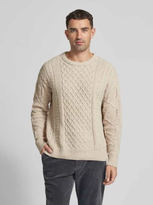 Sweter z dzianiny z okrągłym dekoltem Scotch & Soda