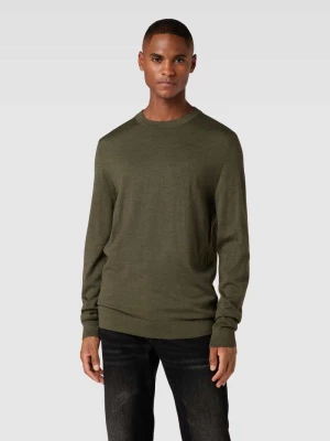 Sweter z dzianiny z okrągłym dekoltem Selected Homme