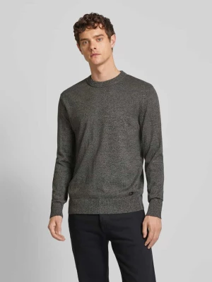 Sweter z dzianiny o kroju regular fit z okrągłym dekoltem Tom Tailor Denim