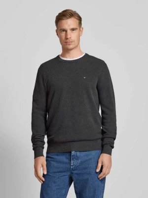 Sweter z dzianiny z okrągłym dekoltem Tommy Hilfiger