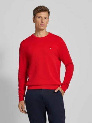 Sweter z dzianiny z okrągłym dekoltem Tommy Hilfiger