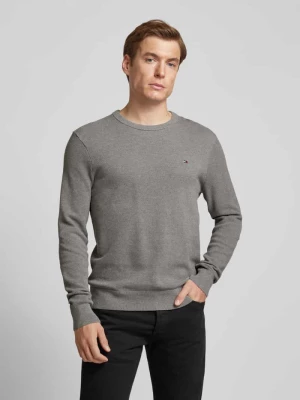 Sweter z dzianiny z okrągłym dekoltem Tommy Hilfiger