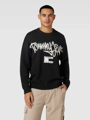 Sweter z dzianiny z okrągłym dekoltem Tommy Jeans