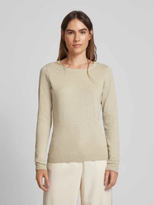 Sweter z dzianiny o kroju regular fit z okrągłym dekoltem ‘CARE STRUCTURE’ Vero Moda