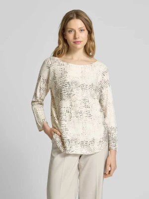 Sweter z dzianiny z okrągłym dekoltem ZABAIONE