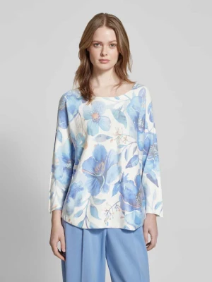 Sweter z dzianiny z okrągłym dekoltem ZABAIONE
