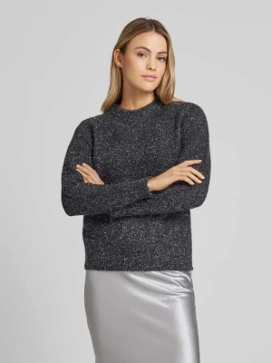 Sweter z dzianiny z okrągłym dekoltem ZABAIONE