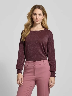 Sweter z dzianiny z ozdobnymi guzikami model ‘MOBBE’ b.Young