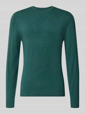 Sweter z dzianiny z prążkowanym okrągłym dekoltem MCNEAL