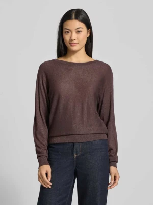 Sweter z dzianiny z prążkowanymi wykończeniami Betty Barclay