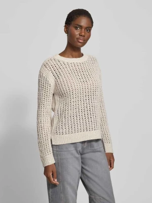 Sweter z dzianiny z prążkowanymi wykończeniami Betty Barclay