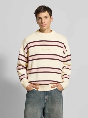 Sweter z dzianiny z prążkowanymi wykończeniami BLKVIS