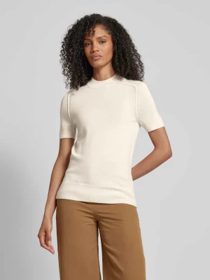 Sweter z dzianiny z prążkowanymi wykończeniami Calvin Klein Womenswear