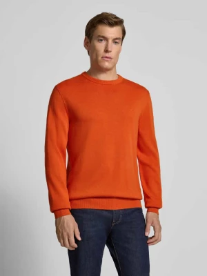 Sweter z dzianiny z prążkowanymi wykończeniami Christian Berg Men