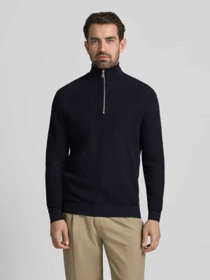 Bluza z kołnierzem o kroju regular fit z czystej bawełny Christian Berg Men