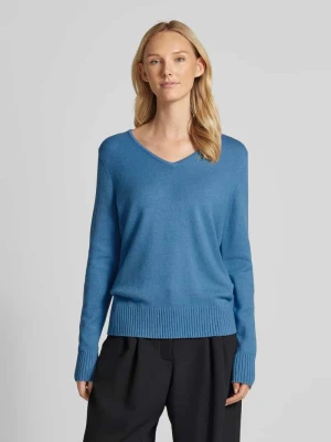 Sweter z dzianiny z prążkowanymi wykończeniami Christian Berg Woman