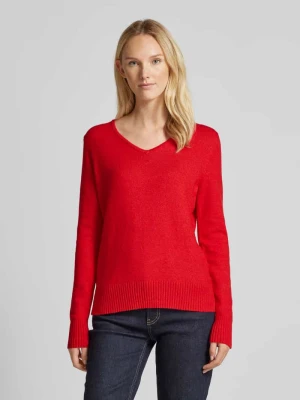 Sweter z dzianiny z prążkowanymi wykończeniami Christian Berg Woman