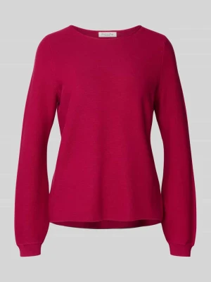 Sweter z dzianiny z prążkowanymi wykończeniami Christian Berg Woman