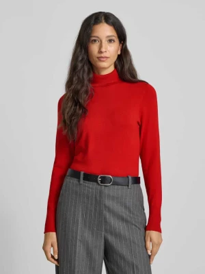 Sweter z dzianiny z prążkowanymi wykończeniami Christian Berg Woman