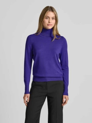 Sweter z dzianiny z prążkowanymi wykończeniami Christian Berg Woman