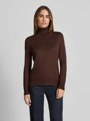 Sweter z dzianiny z prążkowanymi wykończeniami Christian Berg Woman