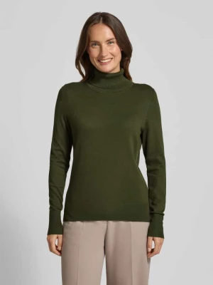 Sweter z dzianiny z prążkowanymi wykończeniami Christian Berg Woman