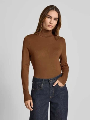 Sweter z dzianiny z prążkowanymi wykończeniami Christian Berg Woman