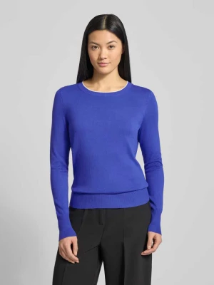 Sweter z dzianiny z prążkowanymi wykończeniami Christian Berg Woman