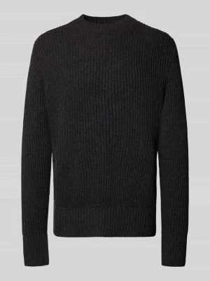Sweter z dzianiny z prążkowanymi wykończeniami G-Star Raw