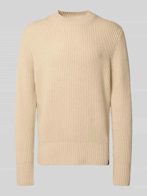 Sweter z dzianiny z prążkowanymi wykończeniami G-Star Raw
