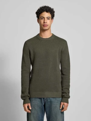 Sweter z dzianiny z prążkowanymi wykończeniami G-Star Raw