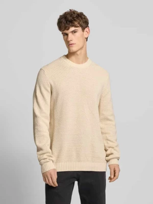 Sweter z dzianiny z prążkowanymi wykończeniami G-Star Raw