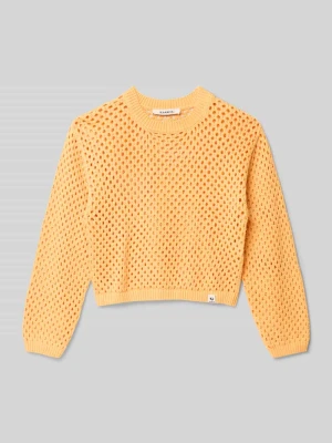 Sweter z dzianiny z prążkowanymi wykończeniami Garcia